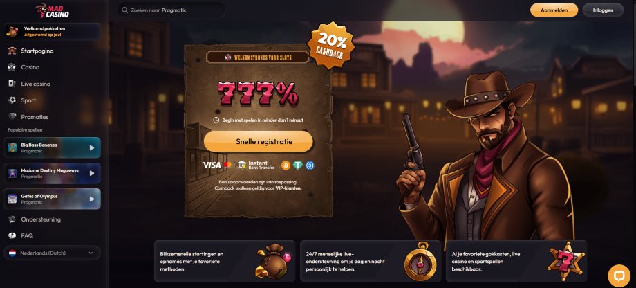 mad casino review