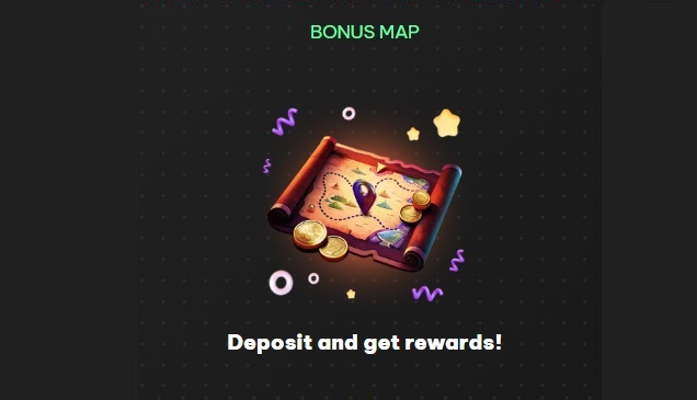 wat is de bonus map van lucky hour casino