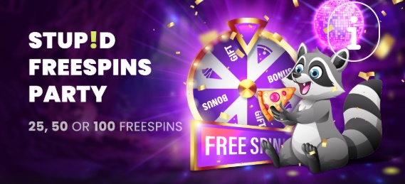 Wat houdt de Stupid Free Spins Party bonus precies in