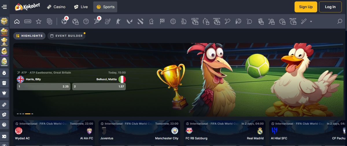 mening over de sportbonus van kokobet