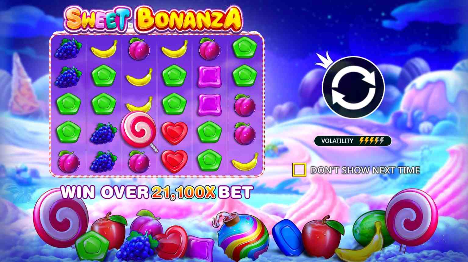 sweet bonanza main page