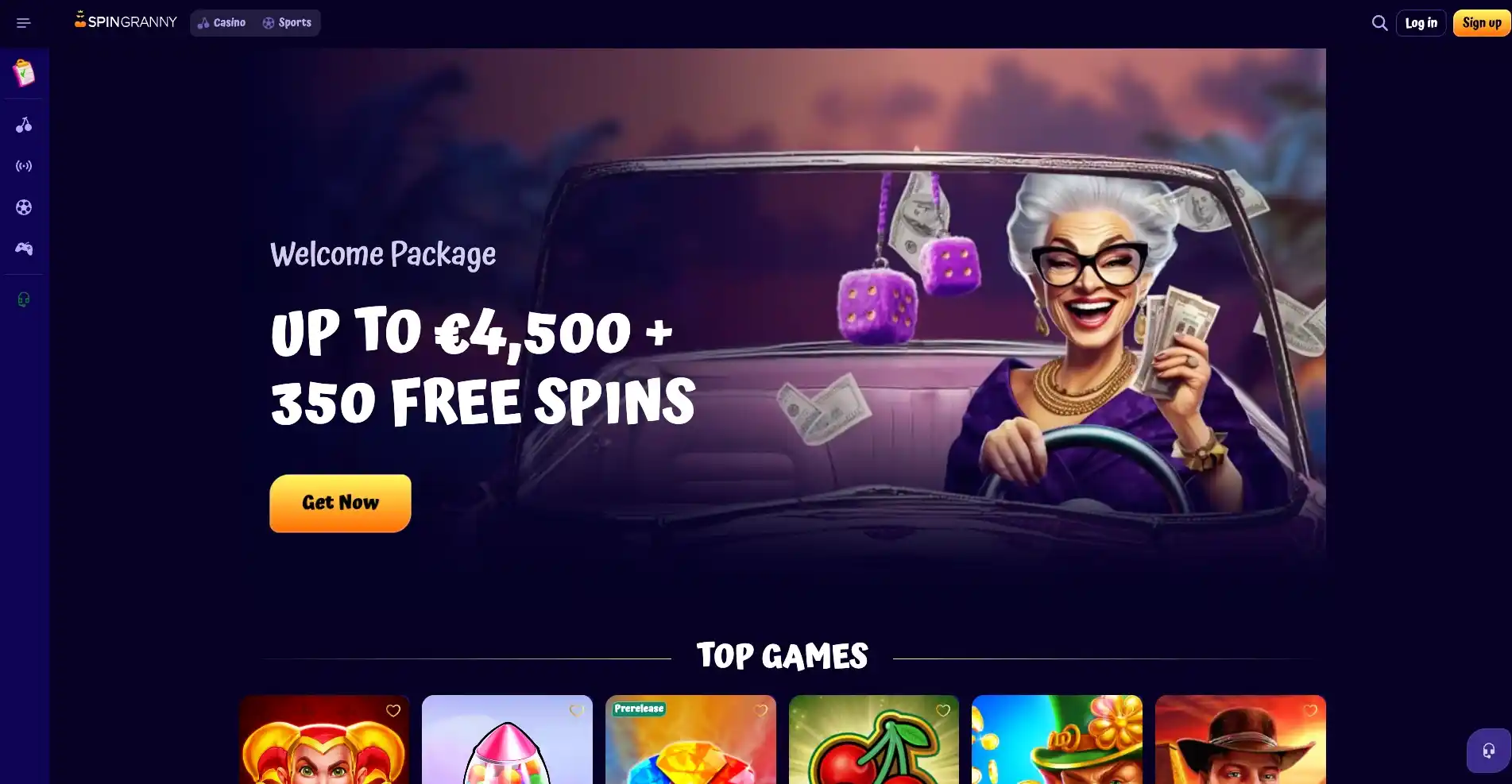 spingranny welcome bonus