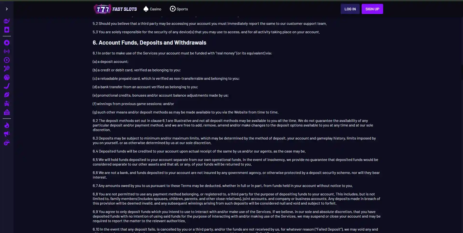 fastslots info